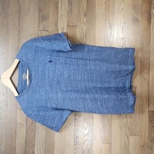Blue polo short sleeve t-shirt